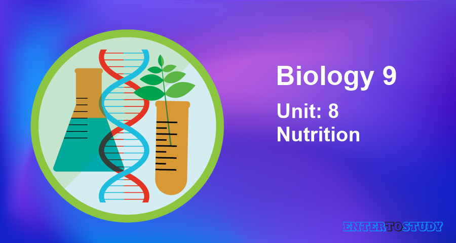 KIPS 9th Class Biology Notes Unit 8: Nutrition KIPS 9th Class Biology Notes Unit 8: Nutrition