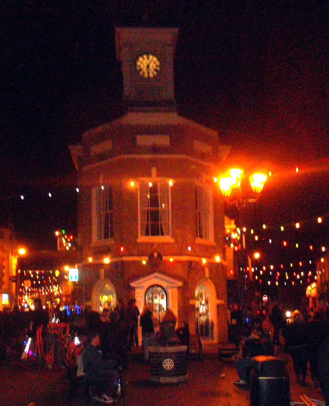 Brigg Christmas Lights 2013 featuring the Buttercross