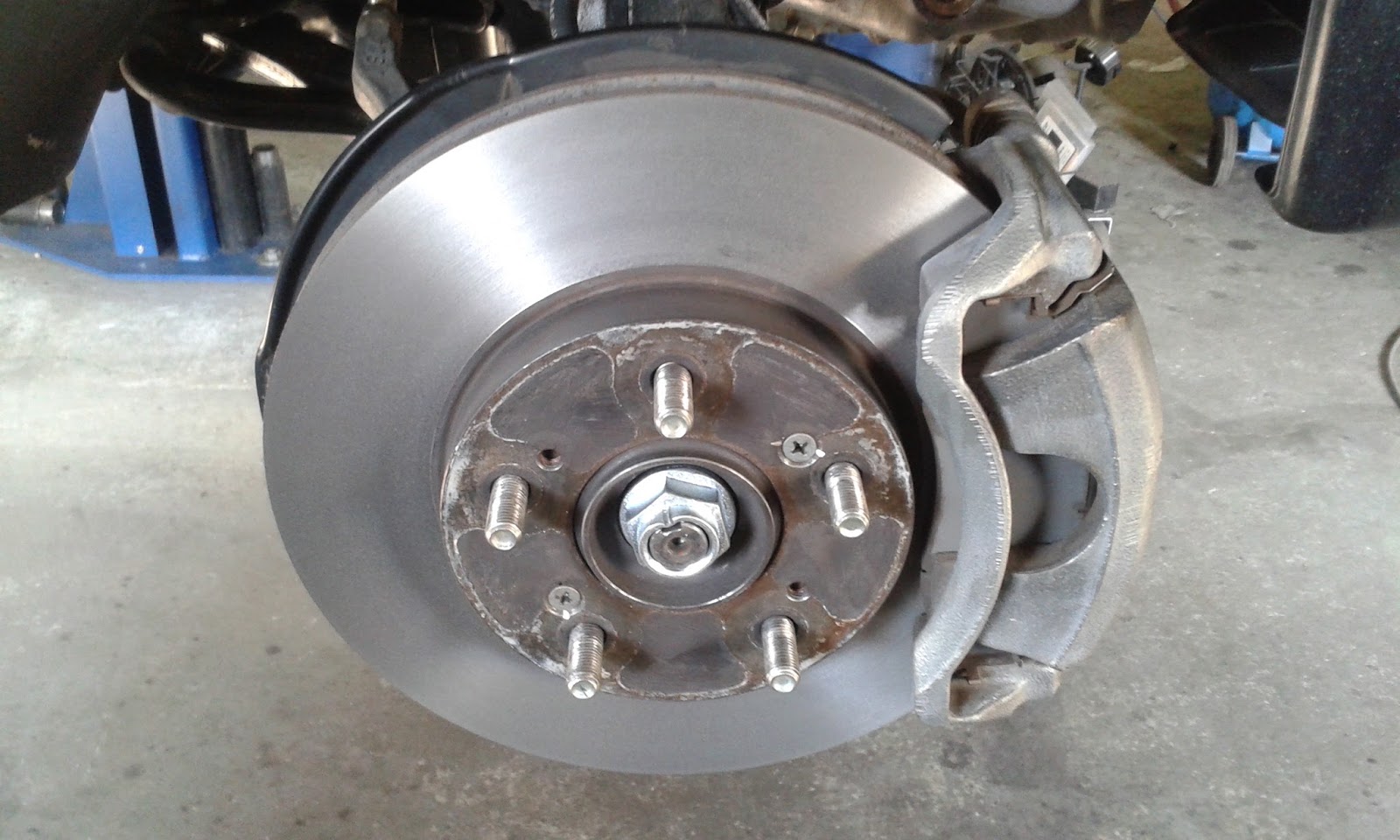 Integra Type R 1920 Project blog Brakes refresh on ProCut lathe & Ferodo DS2500 pads