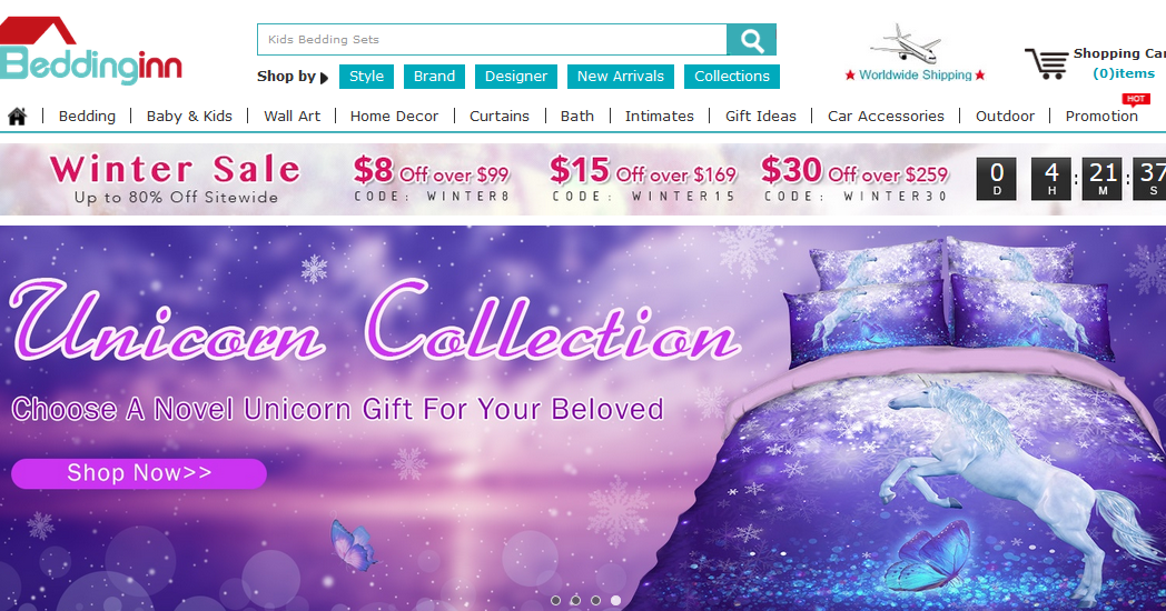 Random Store Review Beddinginn My Wonderland