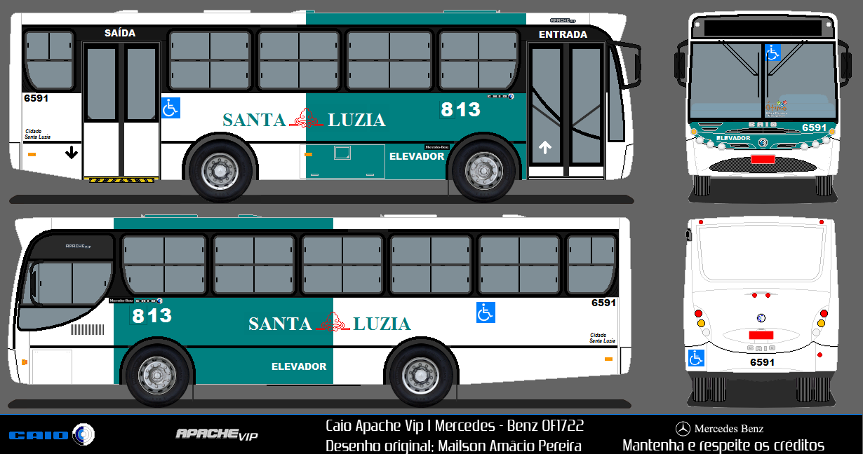 Ônibus de Santa Luzia Santa Luzia Linha 813 Ind.Americano Conj.Cristina Ônibus de Santa Luzia Santa Luzia Linha 813 Ind.Americano Conj.Cristina