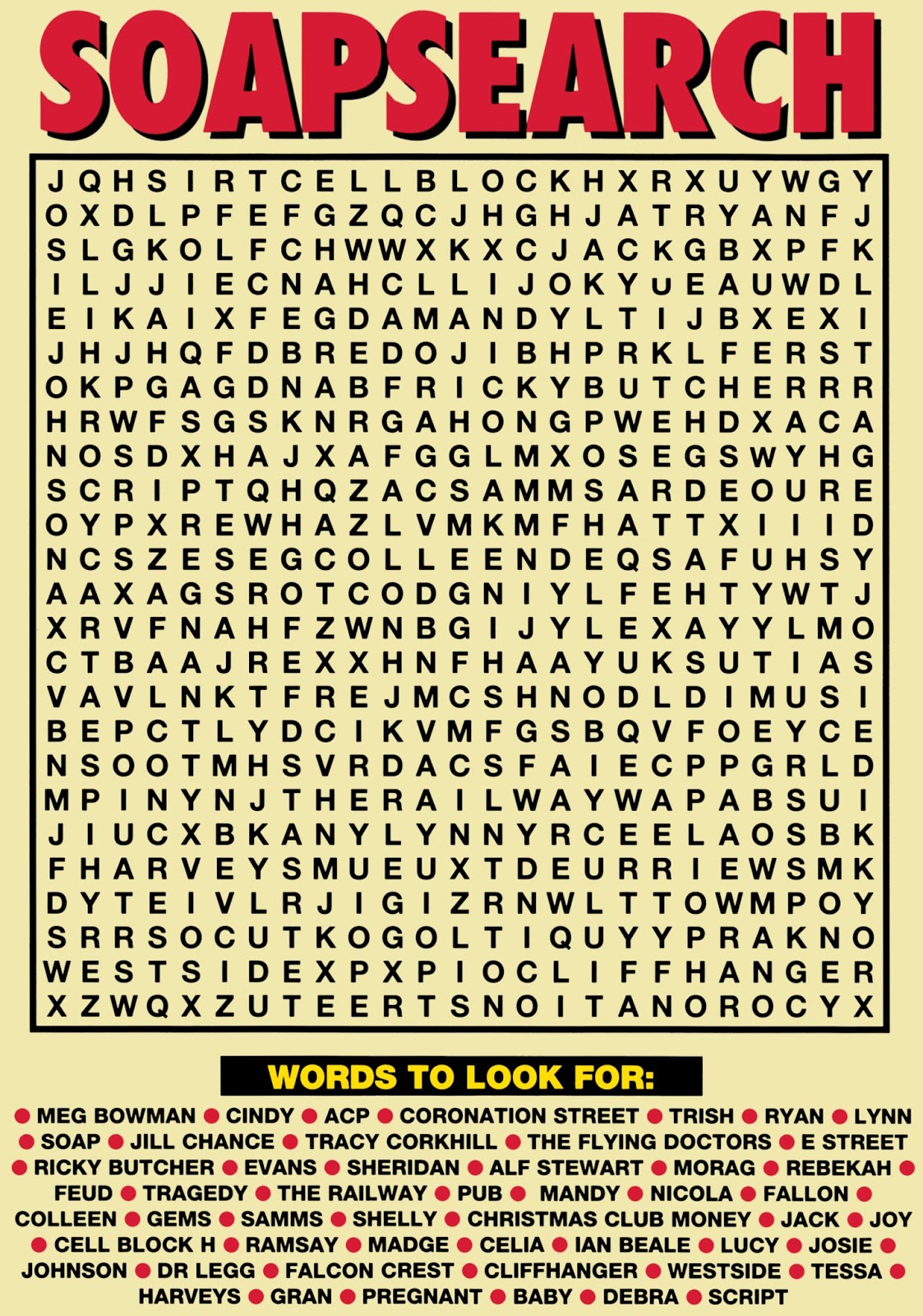 Soap Games Soap Search