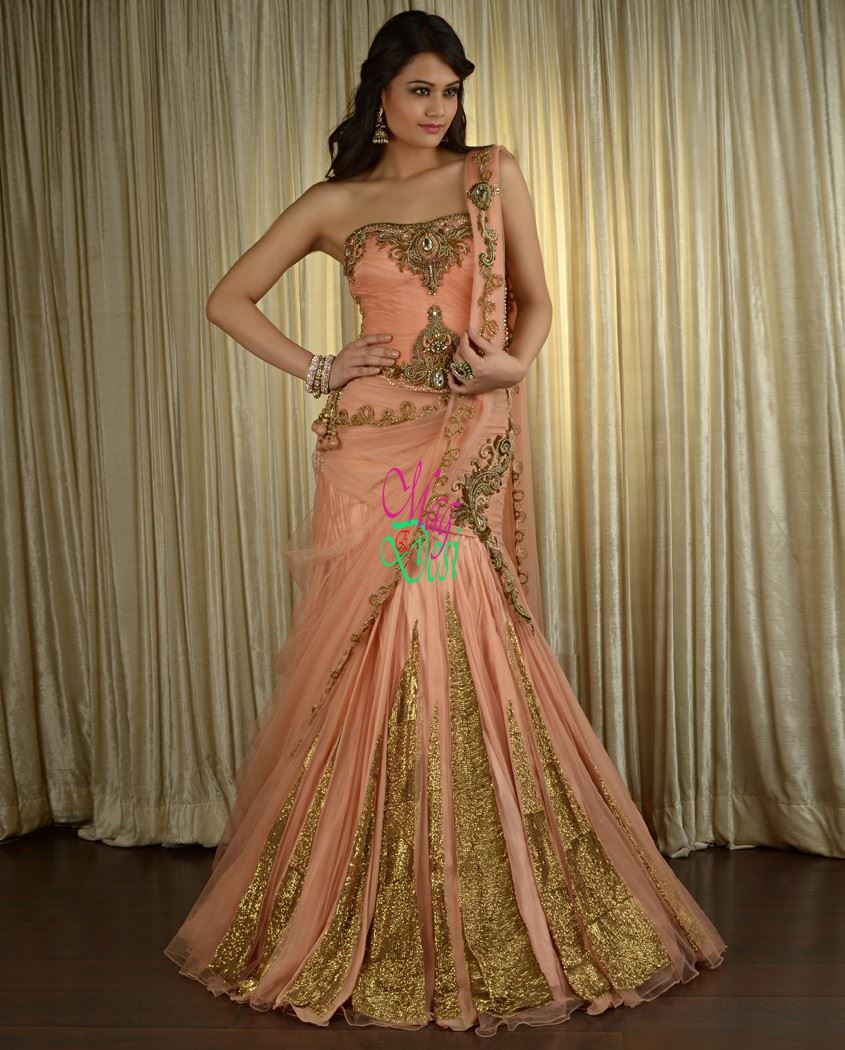 The Wedding Lehenga Choli Designs by Pam Mehta ~ DesiEMag