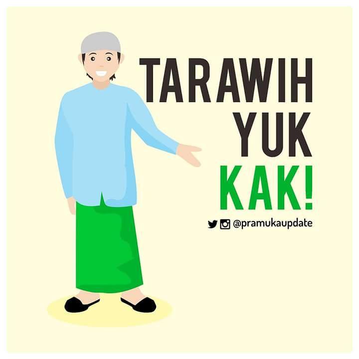 gambar ajakan shalat tarawih