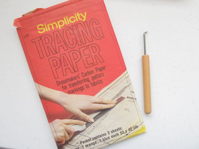How To Use Dressmakers Carbon Paper – Making and Books