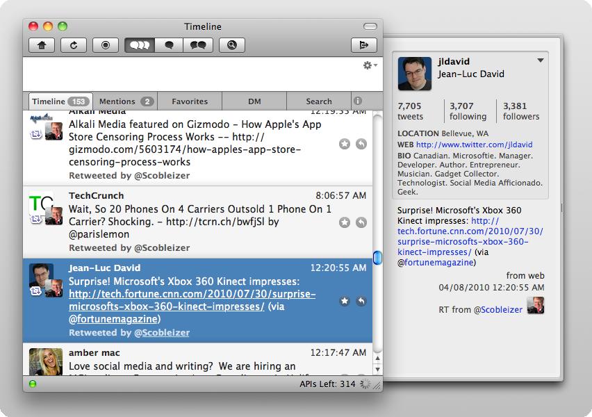 Techno46: Mac OS X 10.6’s Twitter Client YoruFukurou