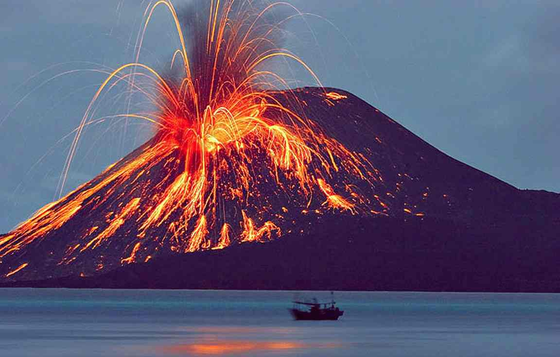 indonesian volcano  When Was The Last Time Krakatoa  