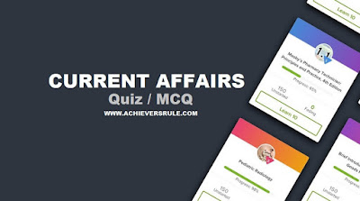 Daily Current Affairs Quiz - 6th April 2018 Daily Current Affairs Quiz - 6th April 2018