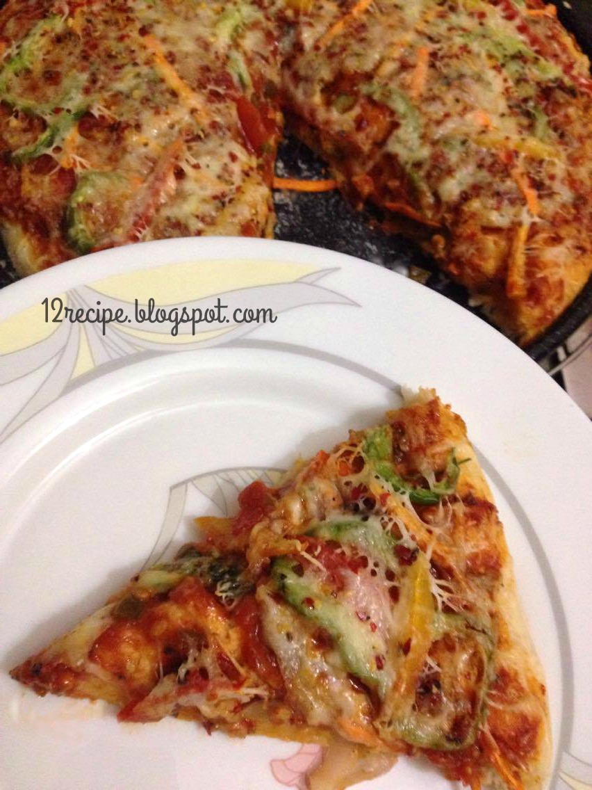Simple Vegetable Pizza Recipe Book