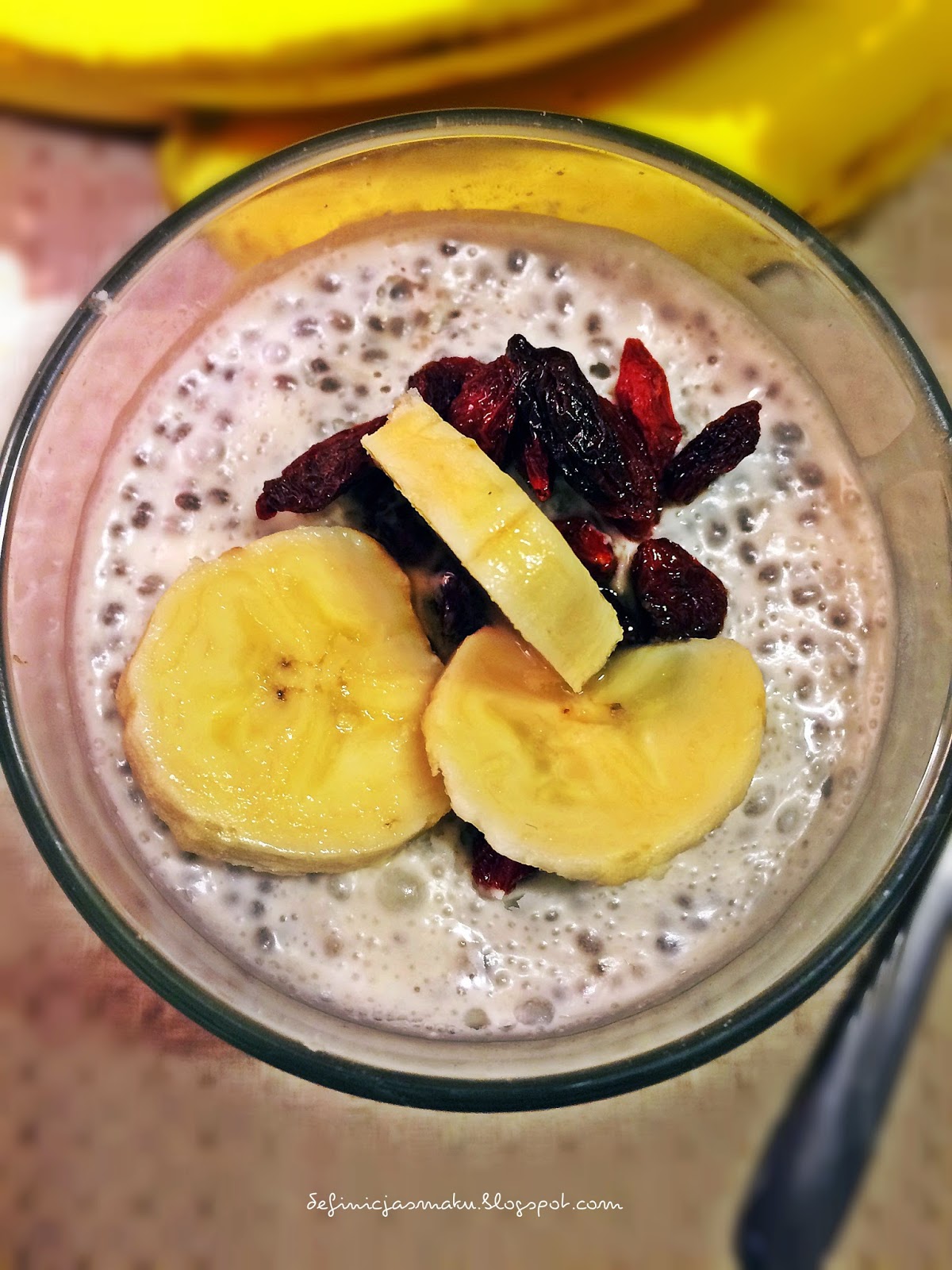 Pudding z nasionek chia z bananem Definicja Smaku
