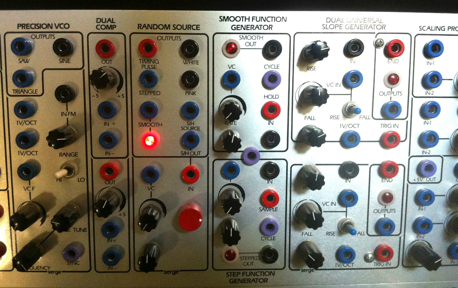 MATRIXSYNTH Serge Modular Vintage Analog Synth Panel w Quantizer