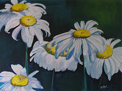 daisies watercolor painting