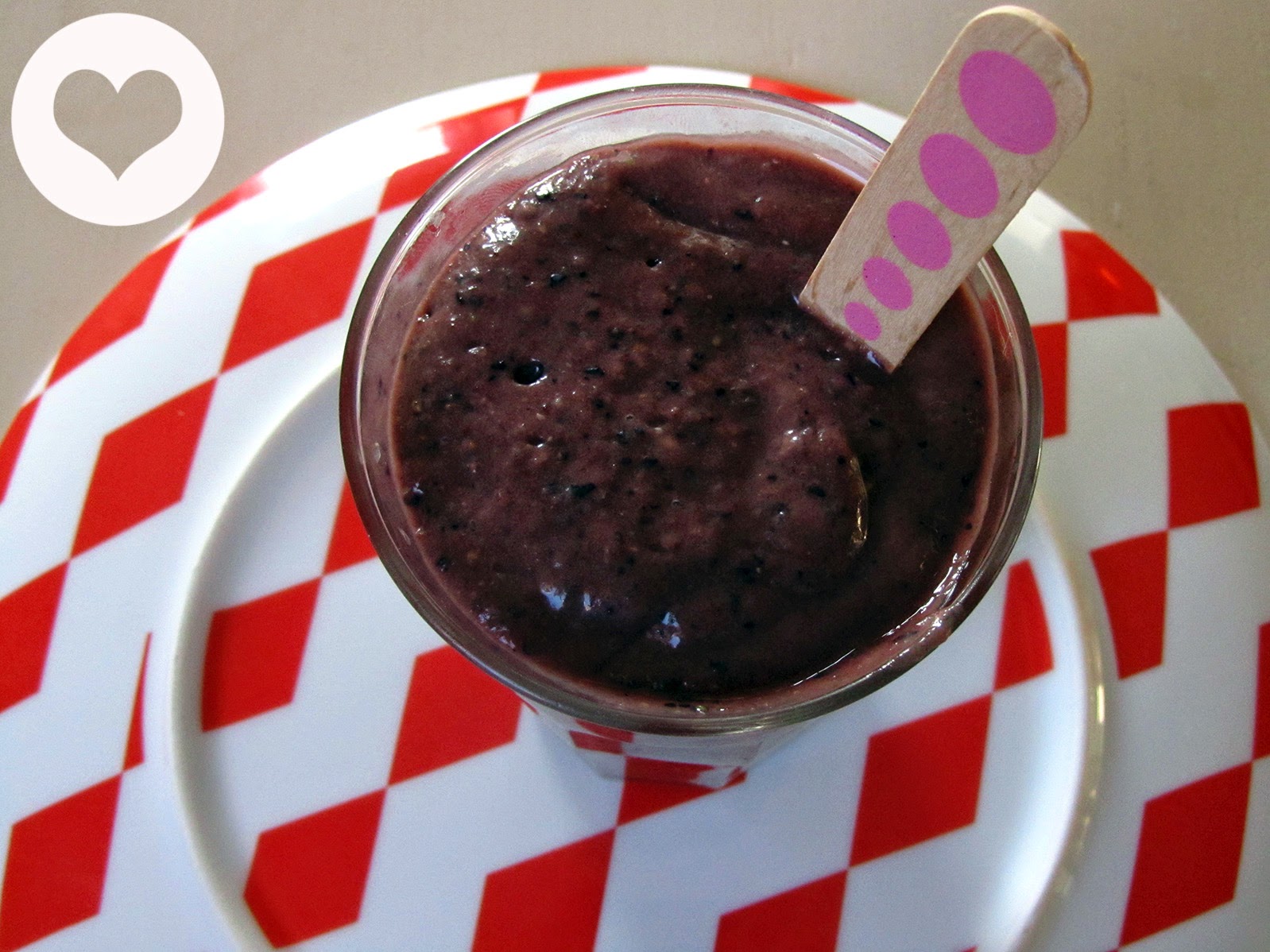 beet-blueberry smoothie