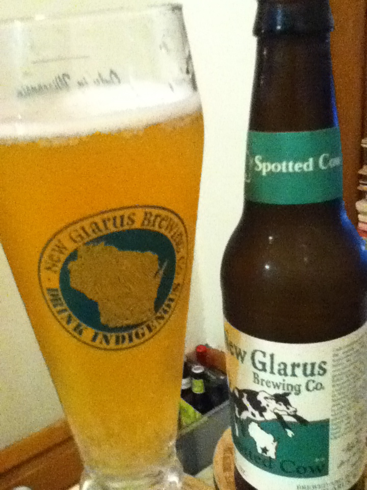 The Bitter Nib New Glarus Spotted Cow cream ale