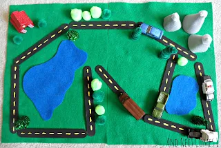 No Sew Portable Road Play Set from And Next Comes L