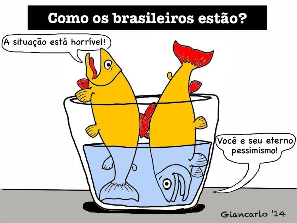 Resultado de imagem para OTIMISMO E PESSIMISMO charges