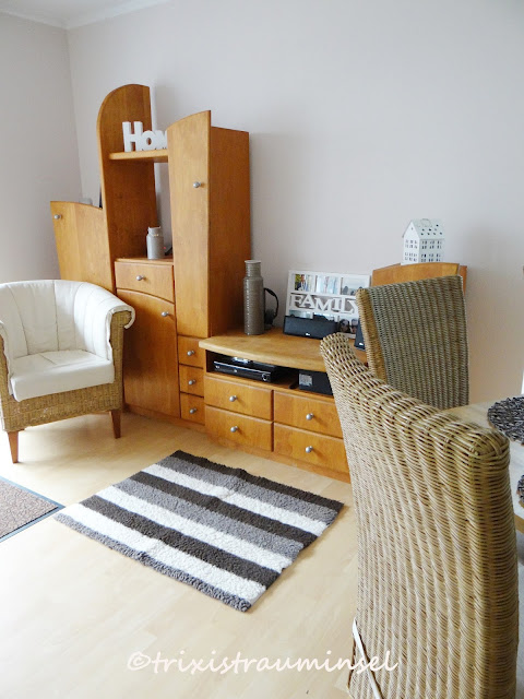 Trixistrauminsel: ein erster blick ins neue wohnzimmer