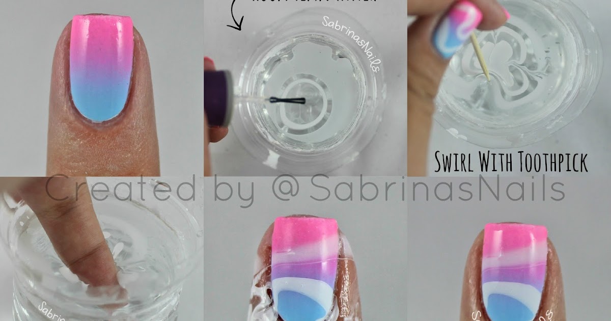 Sabrinas Nails: Watermarble Nail Tutorial