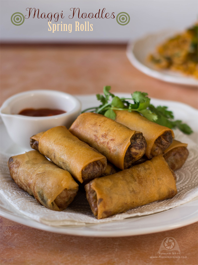Maggi Noodles Spring Rolls Flavors N Colors