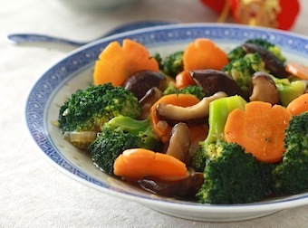 stir fried broccoli & mushroom recipe