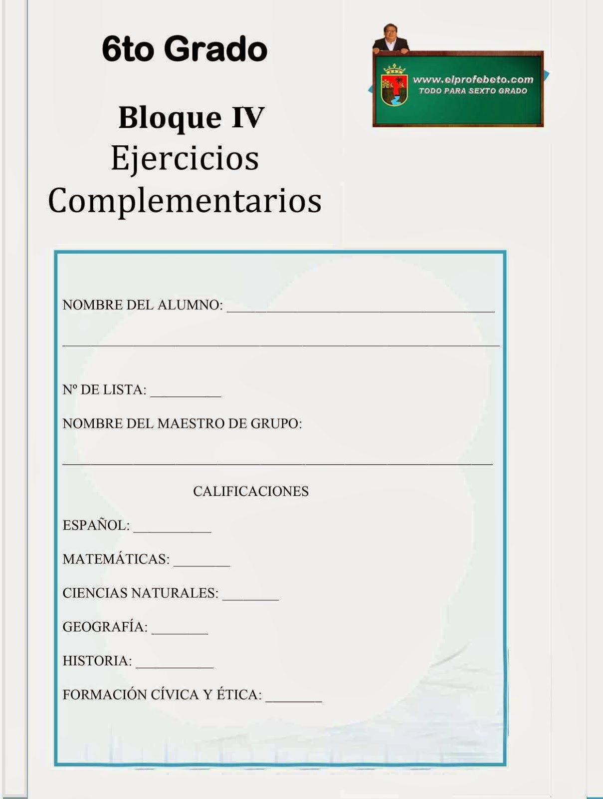 Ejercicios Complementarios Bloque 4 prodesma