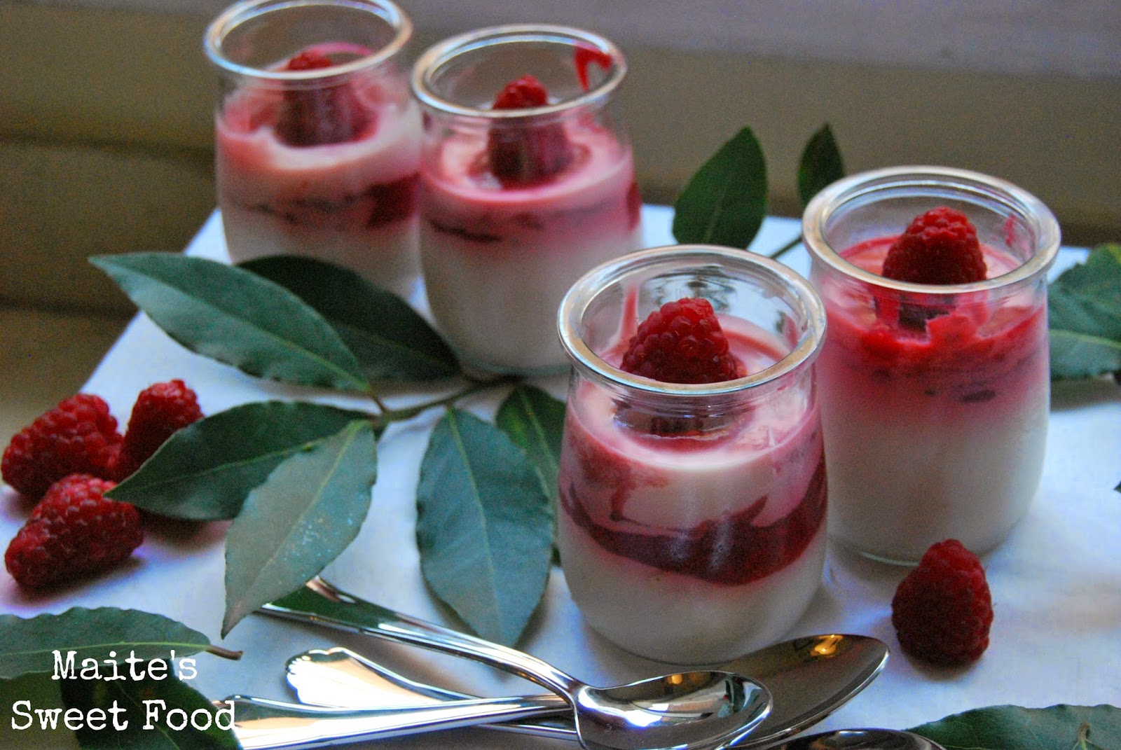 Cremeria Raspberry Sweet Raspberry honey creams | Maite's Sweet Treats
