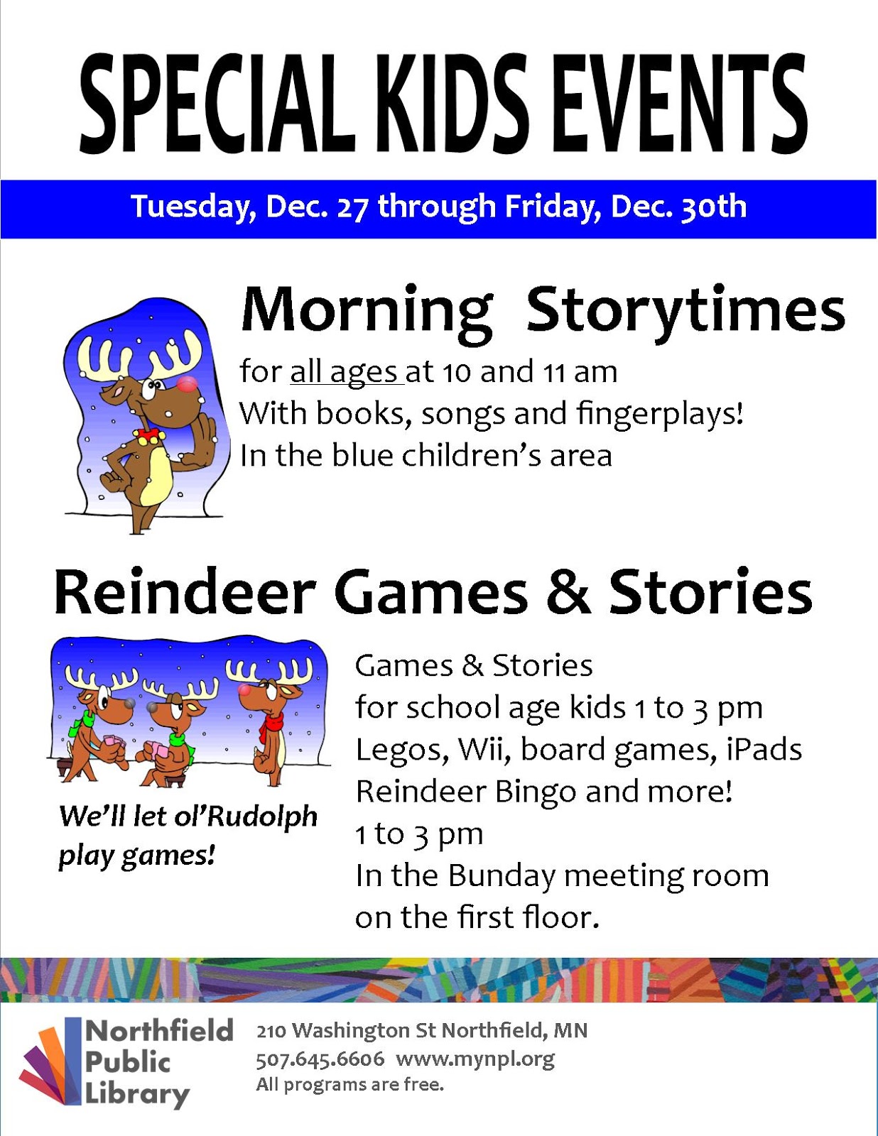 Children's events and resources