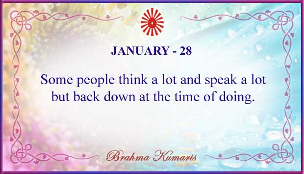 January 28 Thought For The Day January 28