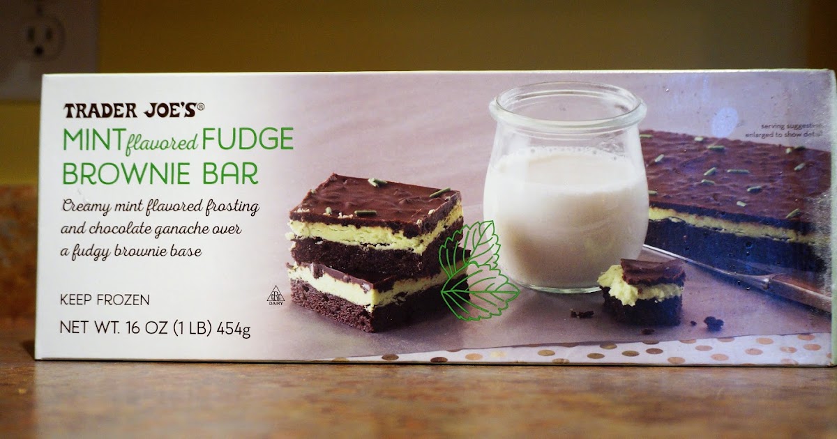 Exploring Trader Joe's Trader Joe's Mint Flavored Fudge Brownie Bar