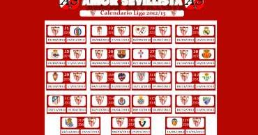 amor sevillista lleva el calendario del sevilla f c a tu escritorio