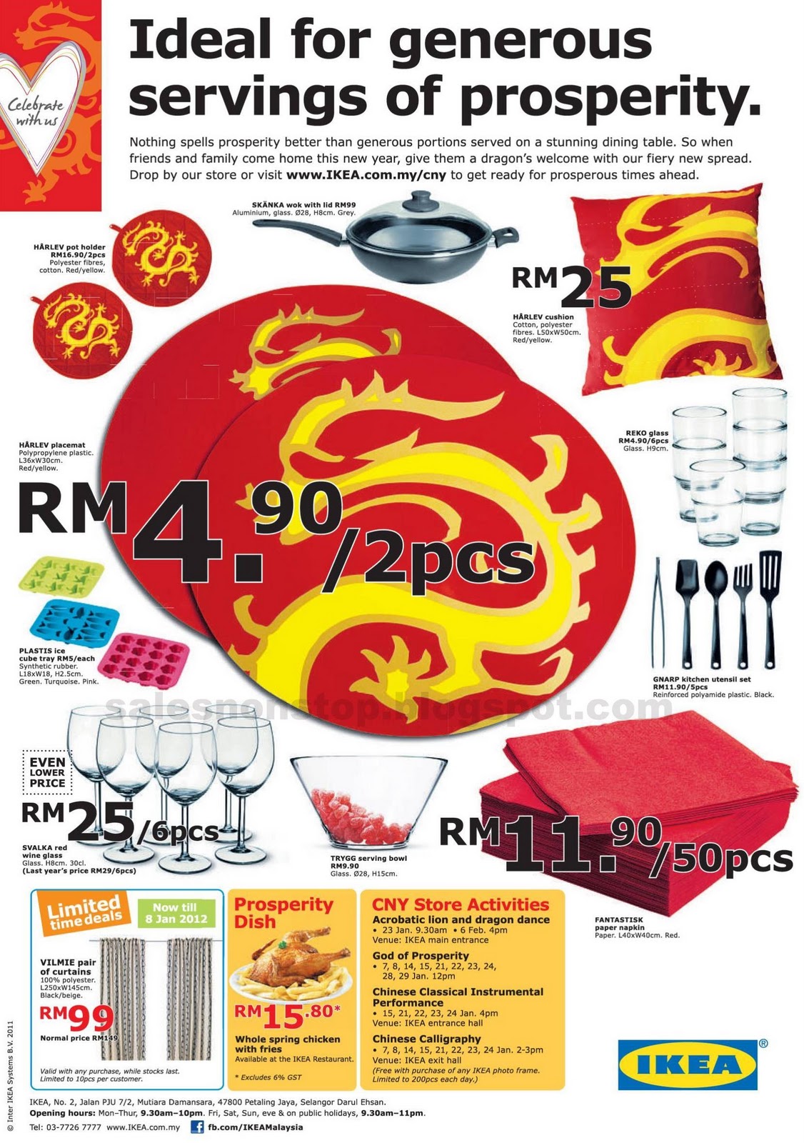 IKEA Chinese New Year 2012 Sale Sales nonstop