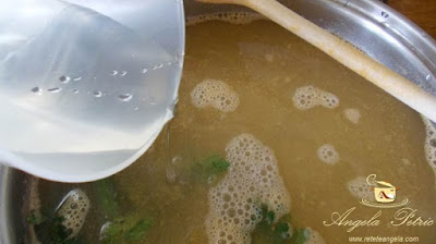 Supa de fasole verde congelata - etapa 6