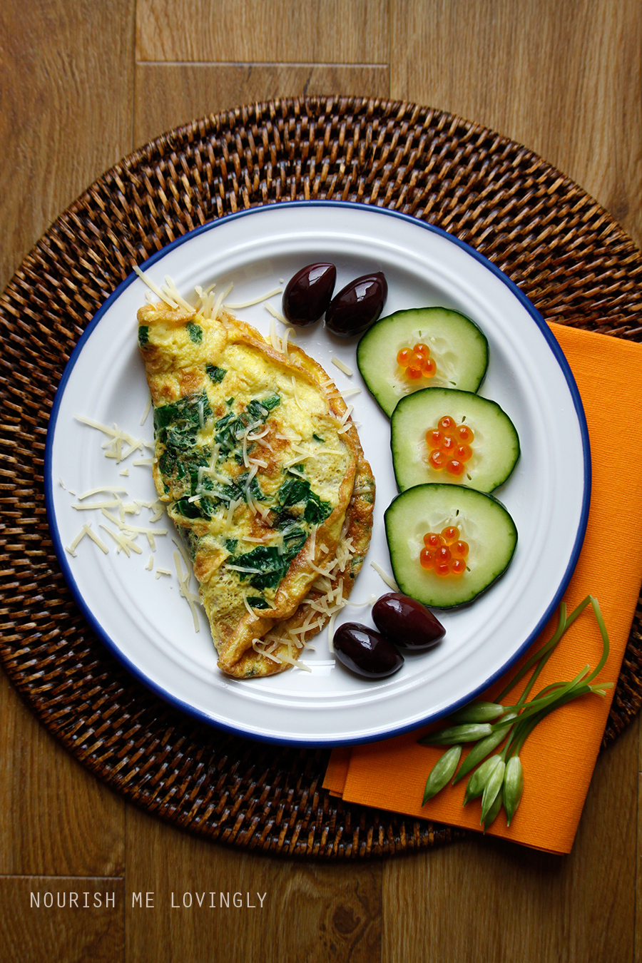 Nourish me lovingly Wild garlic omelette (GAPS)