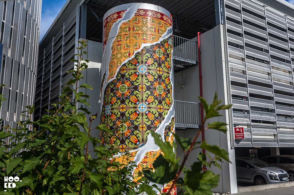 Add Fuel 's street art mural, Stavanger Airport, Nuart 2017. Photo ©Mark Rigney / Hookedblog