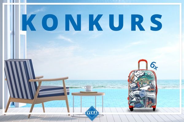 Do wygrania 6 walizek z motywem muralu VEKA Polska!
Konkurs