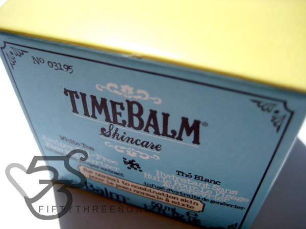 theBalm TimeBalm Skincare White Tea Juniper Oil-Free Face Moisturizer 