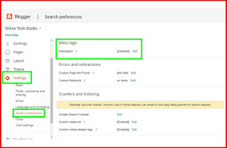 How to add Meta description to your blog How to add Meta description to your blog