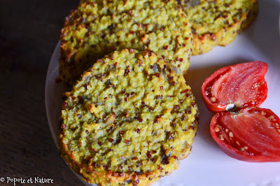 Galettes au quinoa, boulgour, oignons rouges parfumées au curry jamaïcain © Popote et Nature Galettes au quinoa, boulgour, oignons rouges parfumées au curry jamaïcain © Popote et Nature