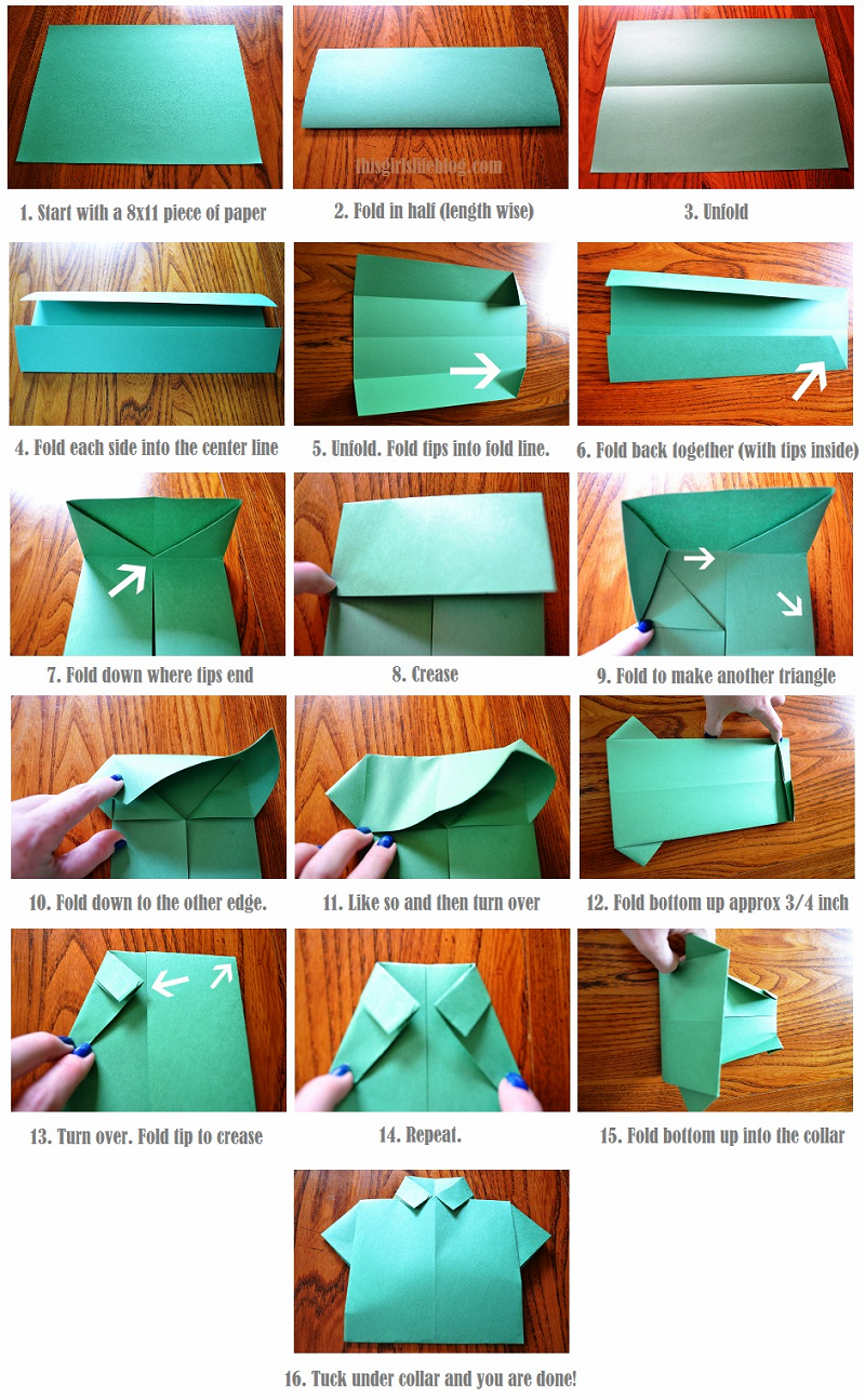 How to Fold an Origami Shirt Bag - for Father's Day, Xmas or Birthday  Parties! : 18 Steps (with Pictures) - Instructables