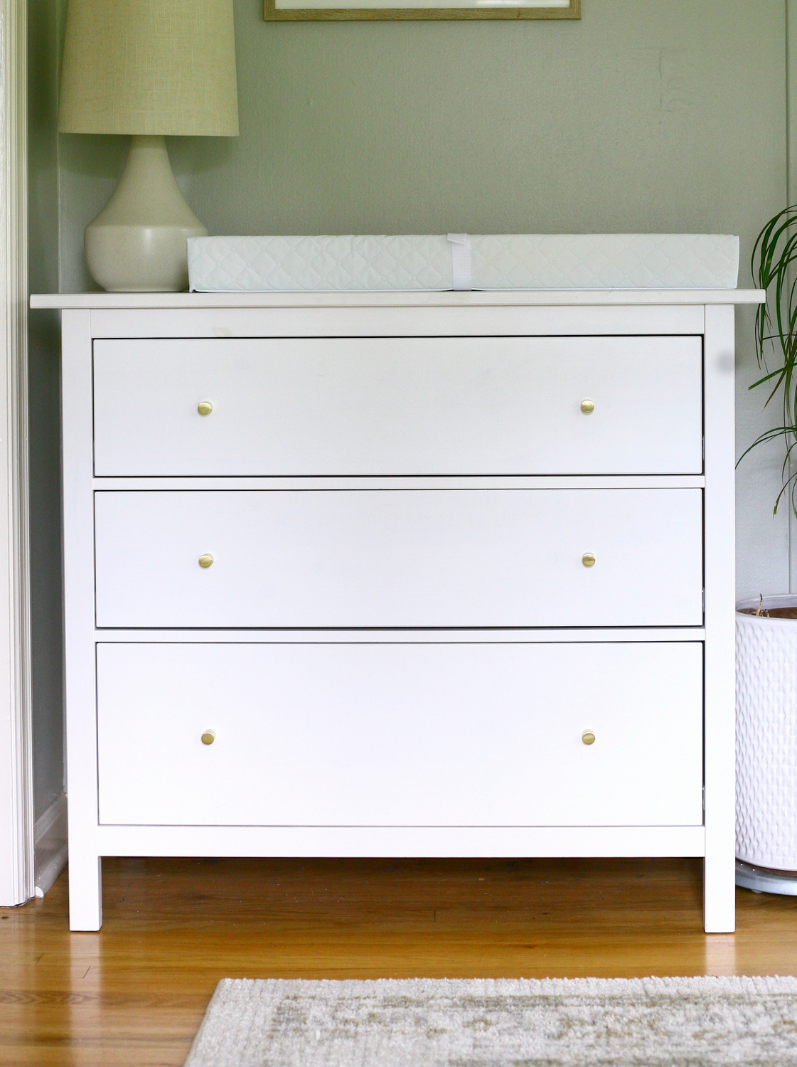 Real Simple Ikea Hack Hemnes Dresser To Changing Table Update