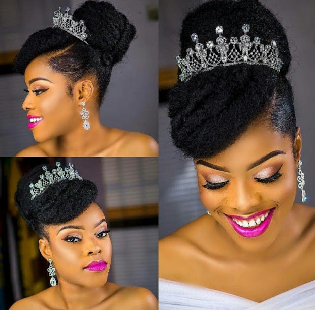 flawless natural hair brides 2018