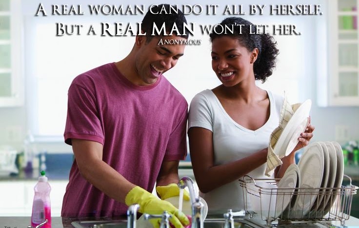 THE REAL WOMAN CAN DO IT ALL BY HERSLF BUT THE REAL MAN WONT LET HER