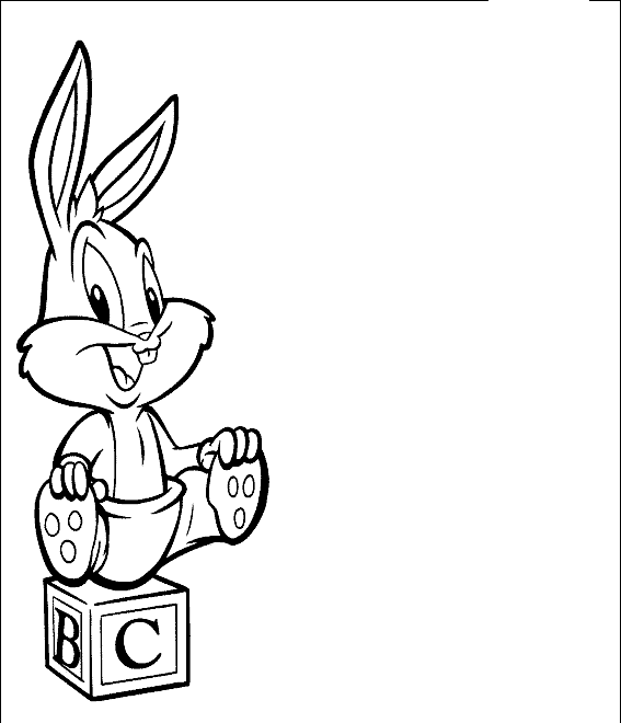 baby bugs bunny coloring pages - photo #19