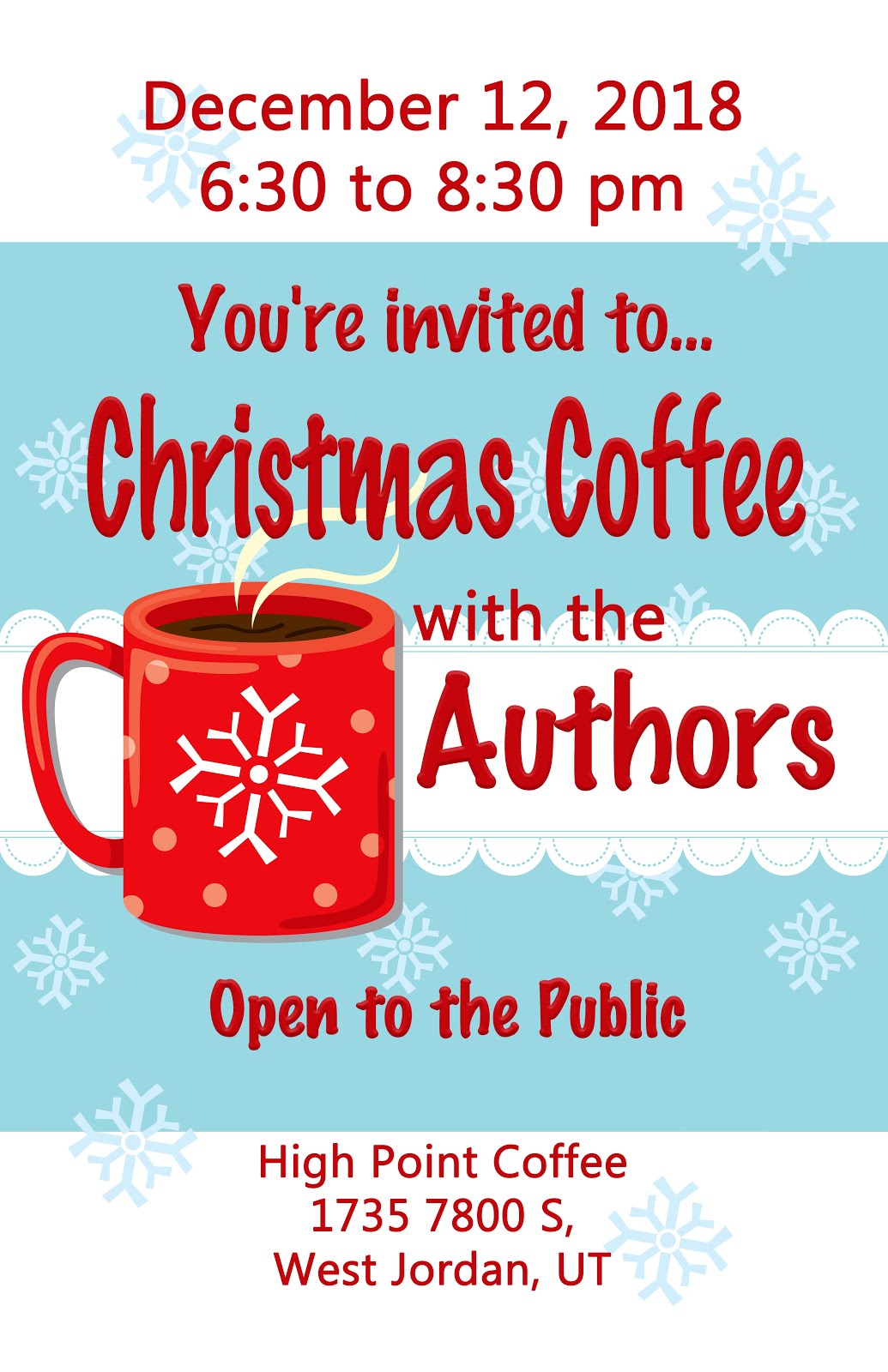 Christmas Coffee with Authors
