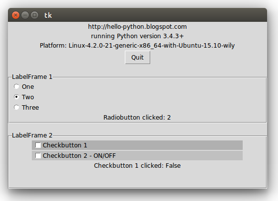 Hello-Python: Python Tkinter: ttk.LabelFrame