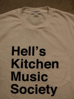 EG WORKADAY × SUNRISE MARKET 別注 "Hell's Kitchen Music Society Print T-Shirt / Black Printed"