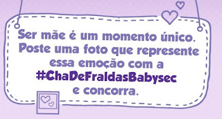 Promoção Fraldas BabySec 2016 Chá de Fraldas