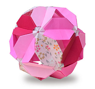Origami A Cherry Blossoms - Easy Origami instructions For Kids