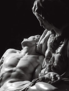 Close up Pietà do Michelangelo