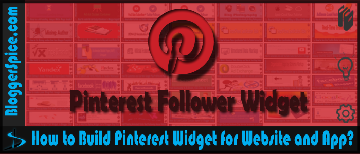 Pinterest widget for Blogger and website